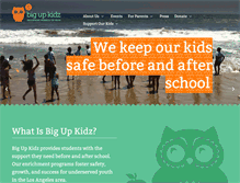 Tablet Screenshot of bigupkidz.org